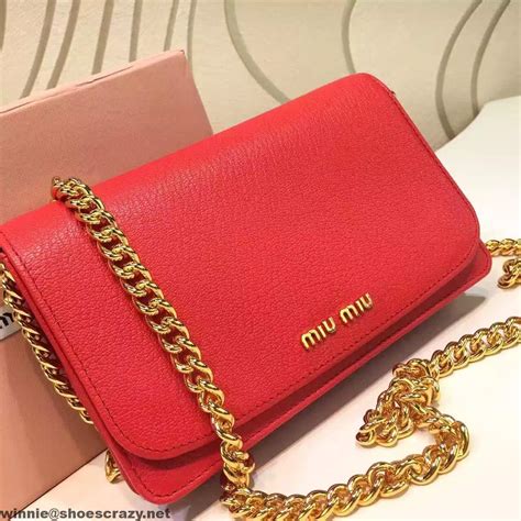 miu miu red purse|miu small bag.